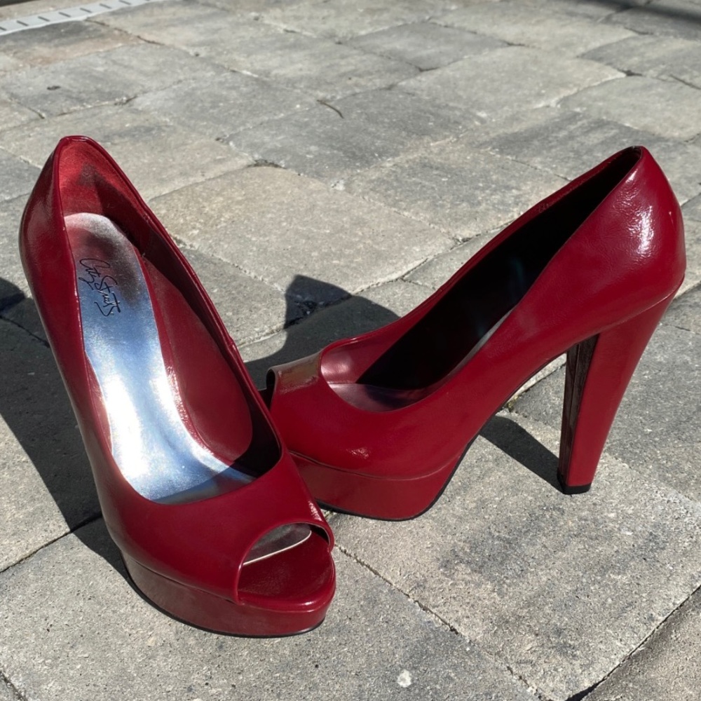 City Streets - Open Toe Heels